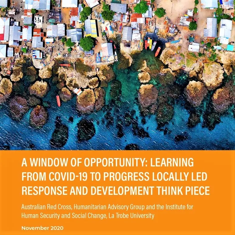 Localization is a journey and until it is supported 100 per cent by the international actors, it will remain just there – local actors doing the implementation and the international actors coordinating and chances not given to local actors to exercise their powers and their expertise in how to respond to natural disasters.