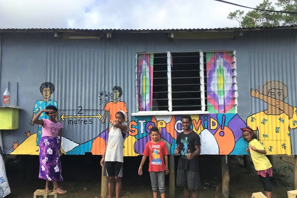 Vuniivi settlement in Lami, Fiji.