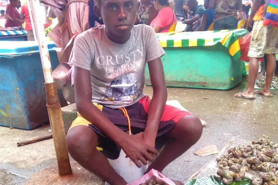 After selling trochus, Ishmael is thinking of buying learning materials and other accessories to assist him in his education.