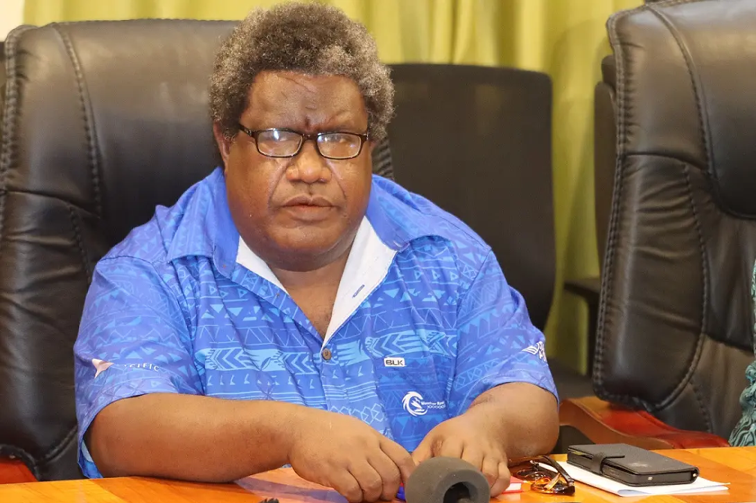 National Disaster Council chair and MECDM permanent secretary David Hiba Hiriasia.