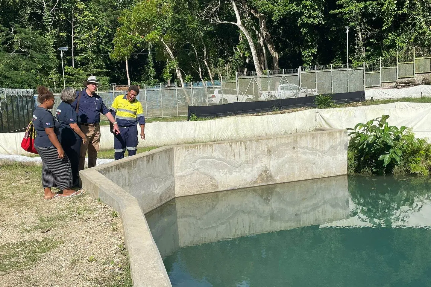 Recently, Acting Deputy High Commissioner Kevin Playford and Counsellor Economic Cooperation Alison Purnell visited two Solomon Water project sites in Honiara, the newly upgraded Rove water source, and Kombito to see firsthand the progress that’s been made.