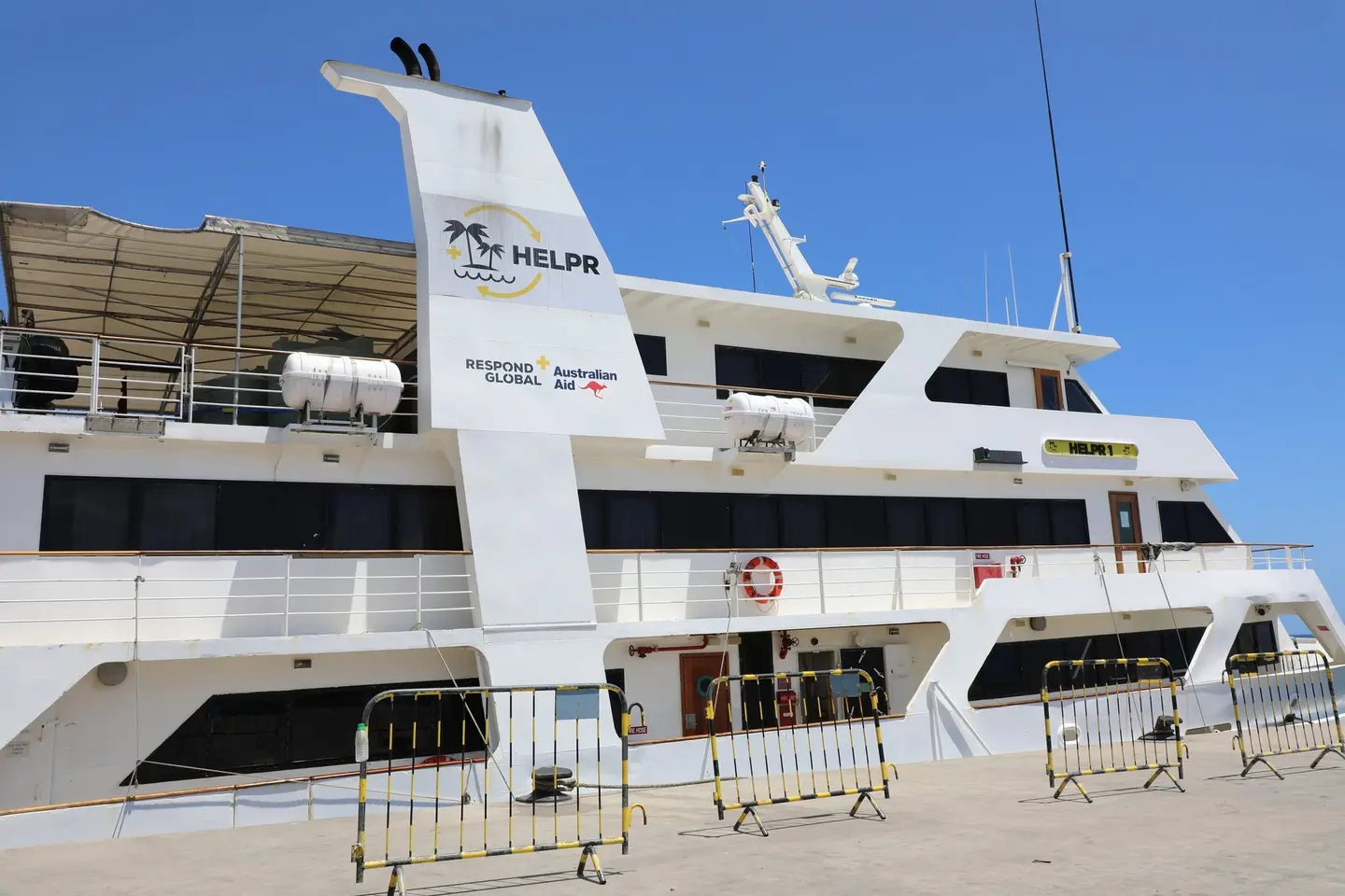 MV Helper-1 of Respond Global engaged to support the operation