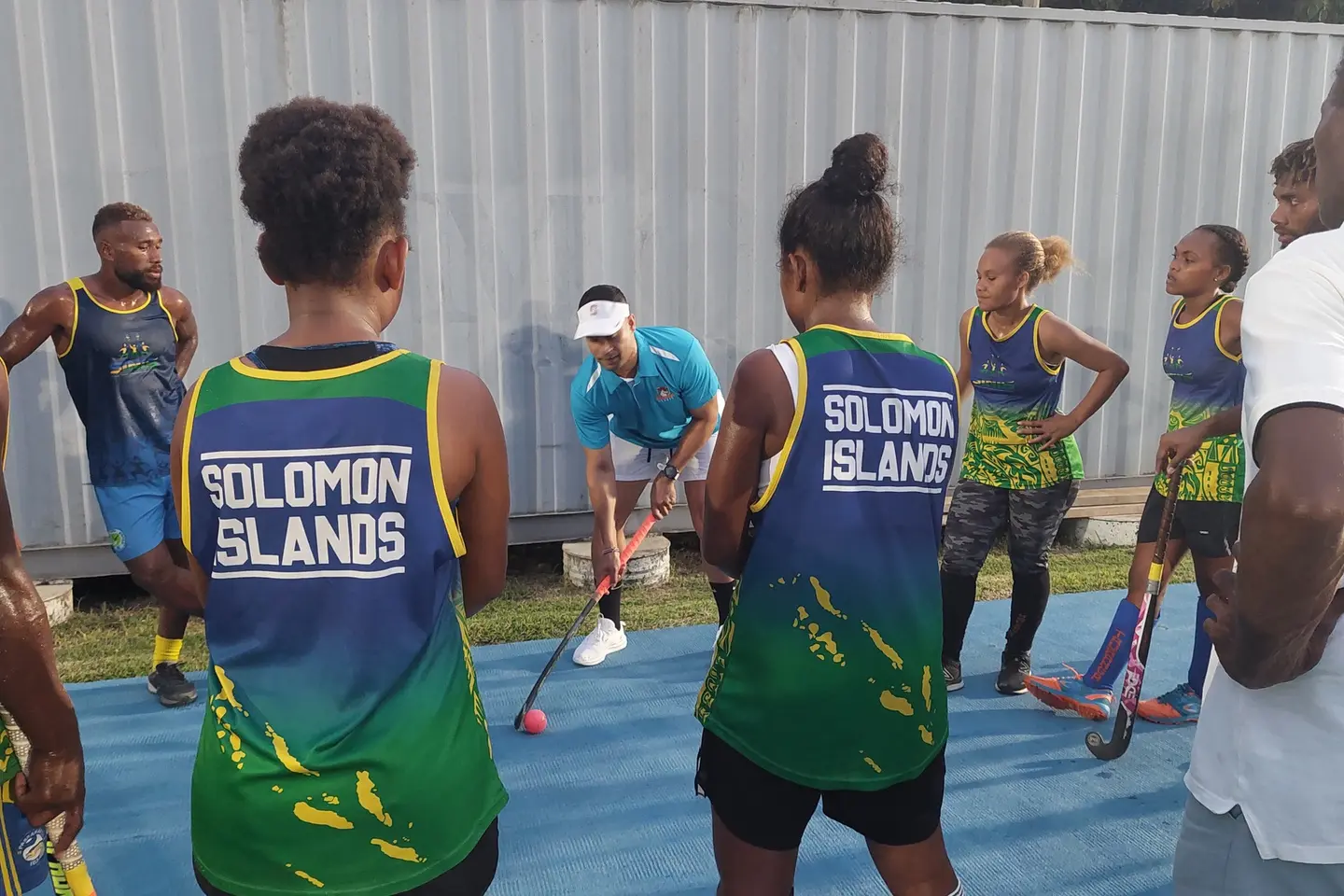 The four day intense training for the Hockey men and women's team will end today.