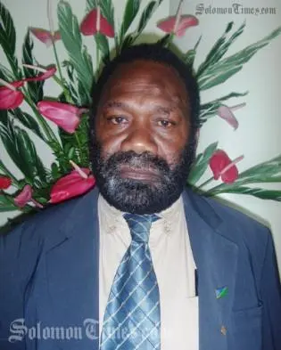 Hon. Johnson Koli, a first term member for East Guadalcanal is also the Minister for Health.