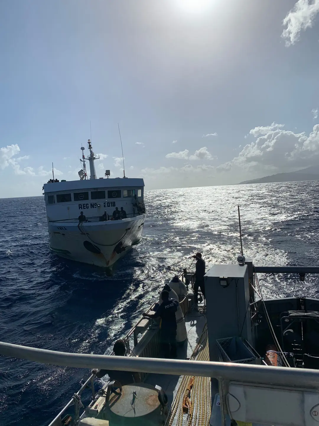 Rendezvous with MV AWKA and HELPR 1