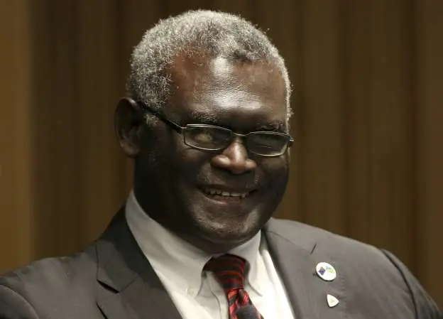 Solomon Islands Prime Minister Manasseh Sogavare.