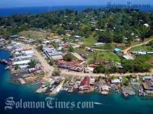 Gizo town in the Western Solomon Islands.