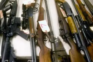 Peter Boyers says he would like to see the police re-armed in six to ten years.