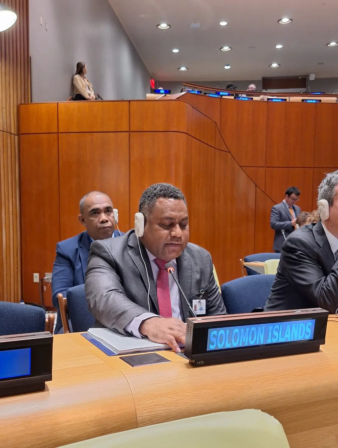 Minister Ramofafia calls for urgent reforms to the international financial system, emphasizing the need for immediate action on debt relief and restructuring for developing nations like Solomon Islands.