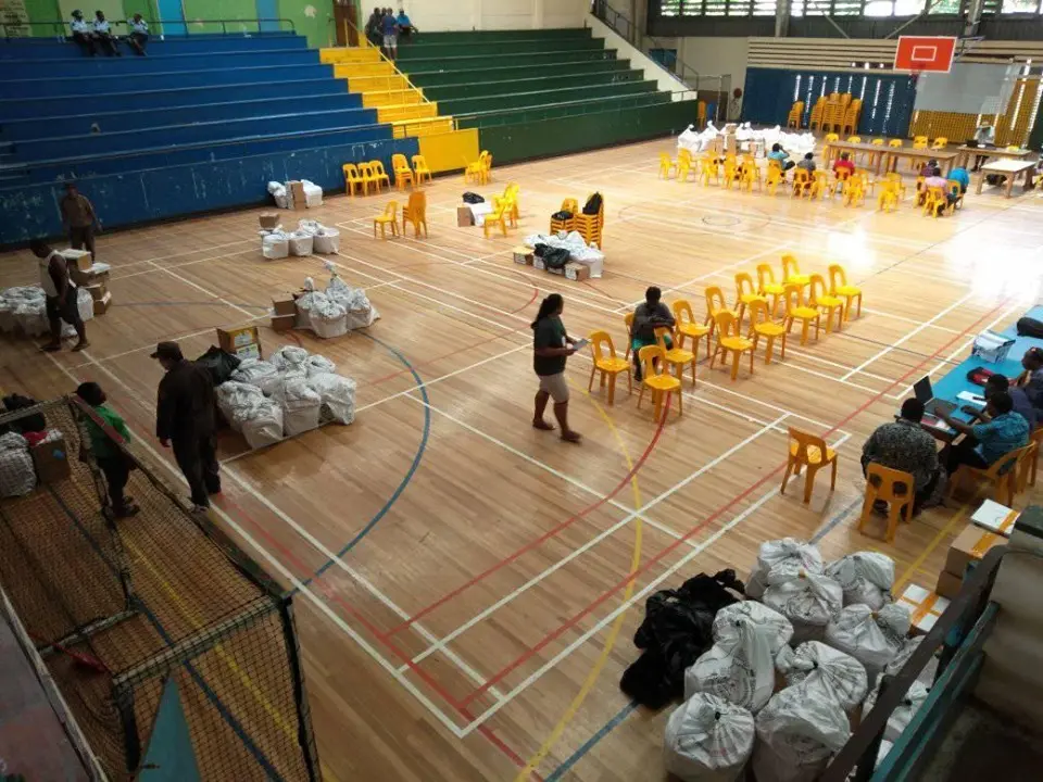 Counting for the HTC elections took place at the multipurpose hall.