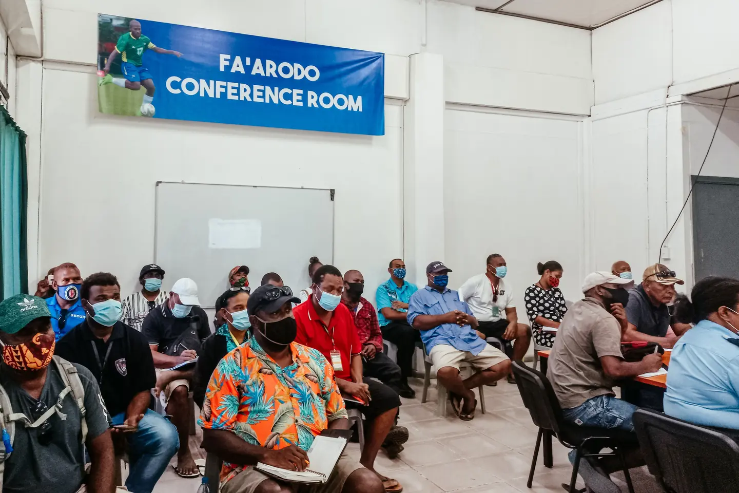 Representatives of local Security Firms who attended the Information Session hosted by the Sol2023 Games Organizing Committee.