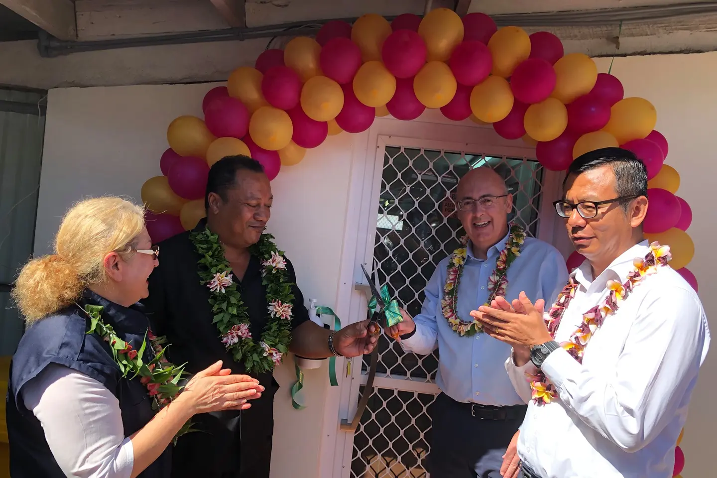 The ceremonial occasion also marked the official opening of the refurbished pathology laboratory at the National Referral Hospital.