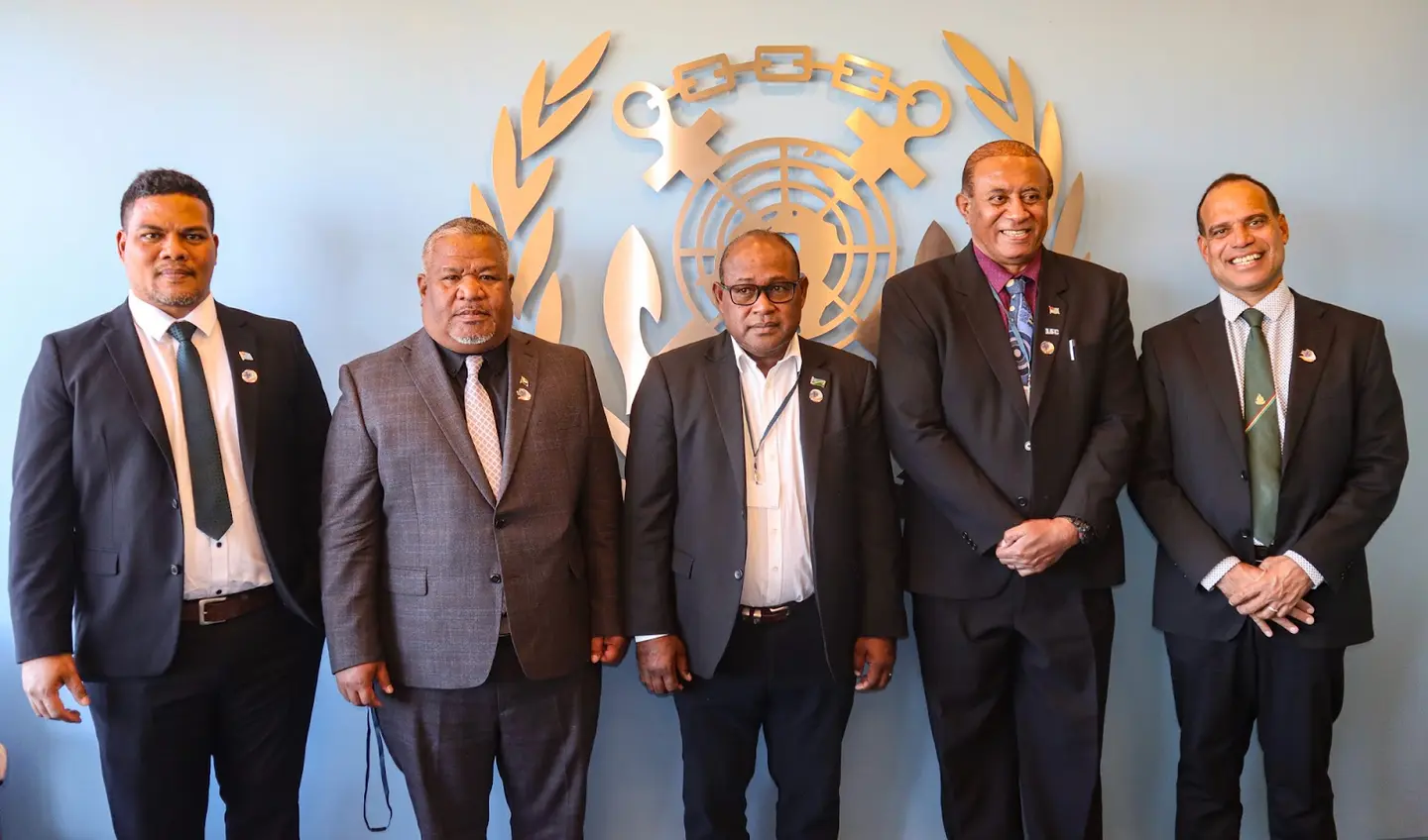Pacific Ministers at the Summit, including Solomon Islands, Hon. Maelanga, Minister for Infrastructure.
