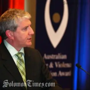 Mr O'Connor held talks with senior officials while on a visit to the Solomon Islands.