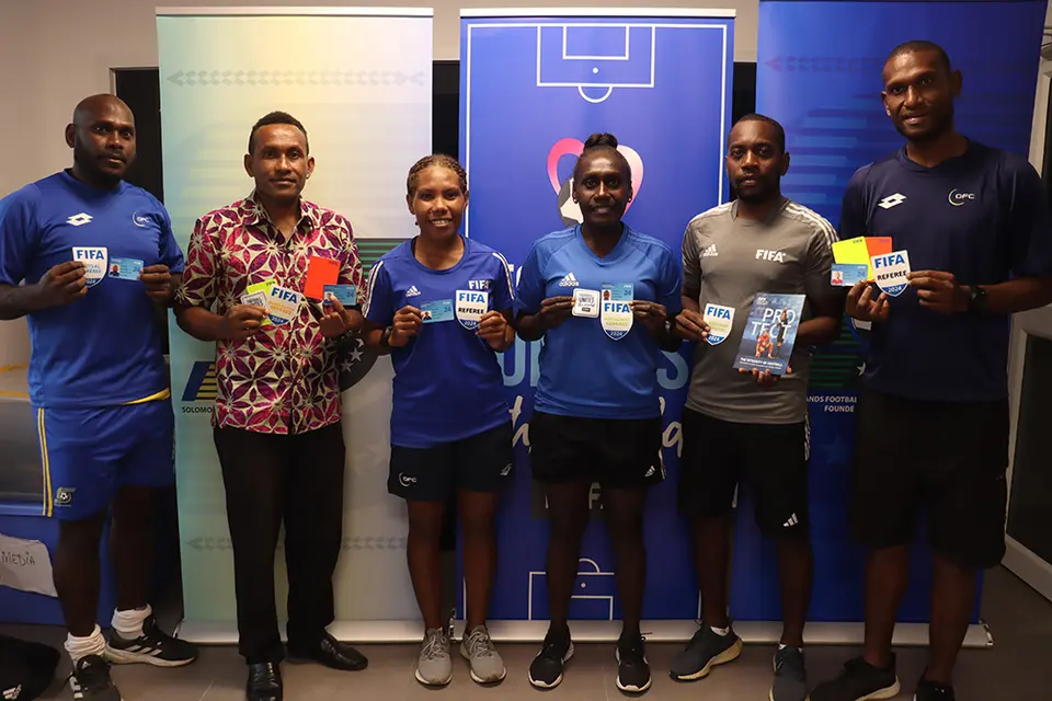 This achievement not only showcases the talent and competence of the referees but also underscores the commitment of the Solomon Islands to elevate its standing in international football officiating.