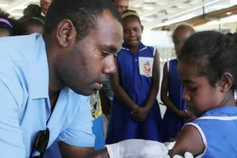 Australia and Solomon Islands are partners in the Gavi Alliance. Australia’s support will help immunise 140 million children in the Indo-Pacific region by 2025, including in Solomon Islands.