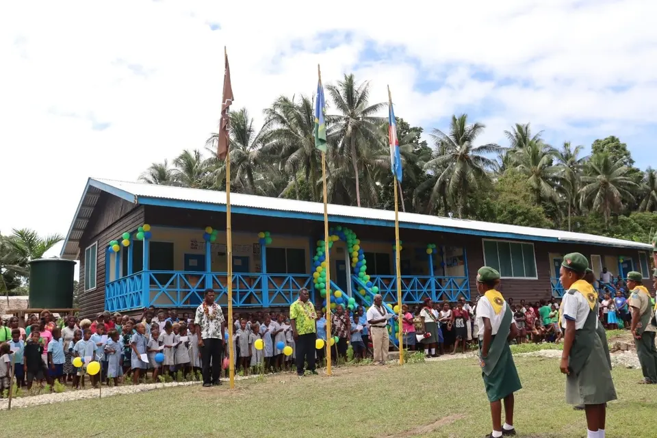 Over a hundred Ghombua residents, Chiefs, elders, church and community leaders, fathers and mothers with their children gathered in great excitement to witness the historic moment for their community, the opening of their new Rural Health Clinic (RHC)