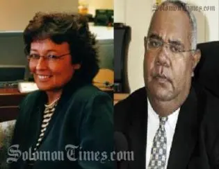 The two non-national commissioners, Ratu Joni Madraiwiwi from Fiji and Ms Sofia Macher from Peru in South America.
