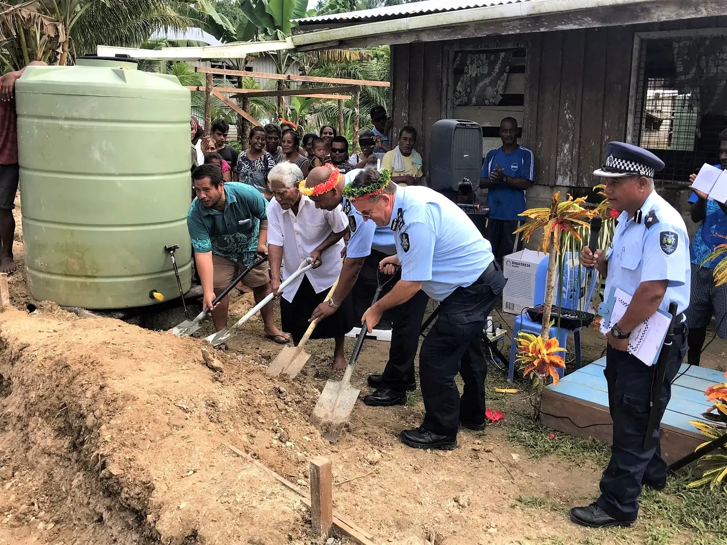 “The people of Wagina in Choiseul Province have been longing to see the ground-breaking for the Wagina Police Station as it is the first of its kind in their community,” Police Commissioner Mangau says.