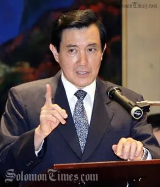 President Ma Ying-Jeou says Taiwan has ceased "its diplomatic tug-of-war with China and the two sides are now working in a dignified and cooperative manner."