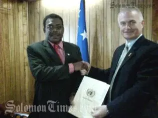 Mr. Ostby will represent the UN and UNDP in 10 countries, including Solomon Islands.