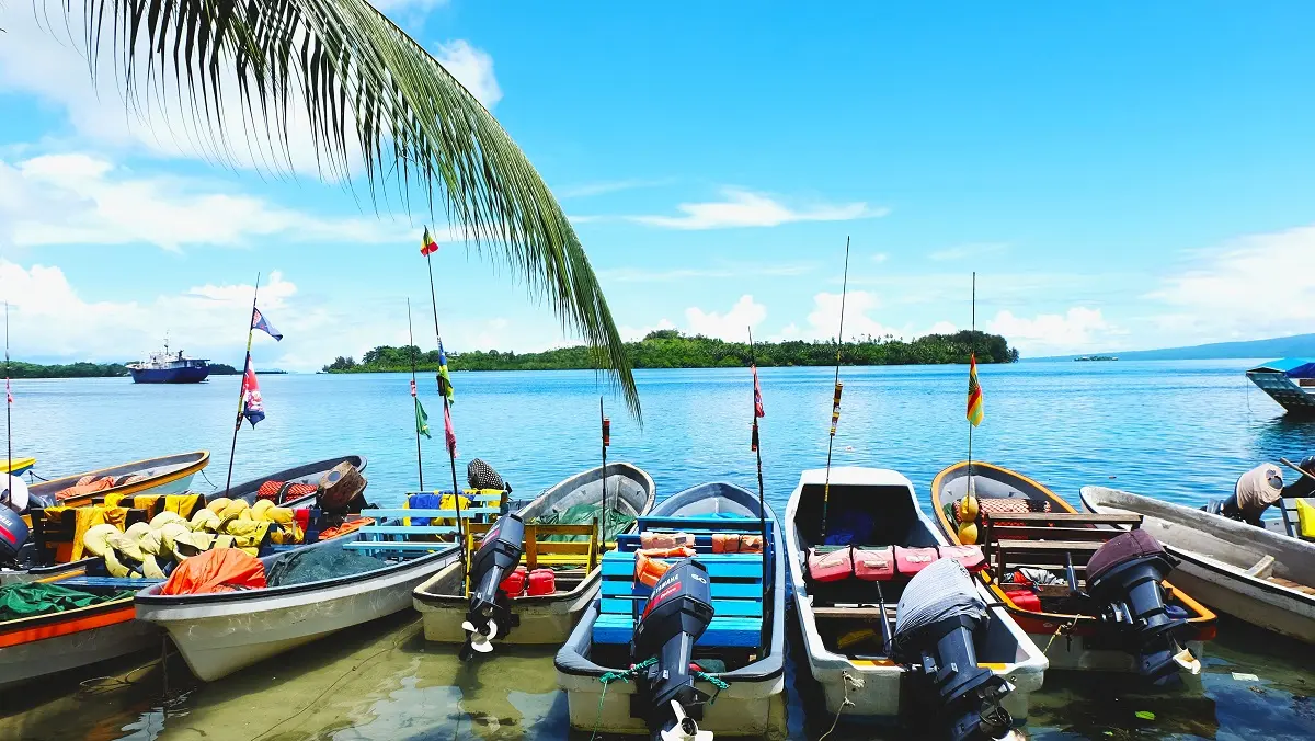 Gizo, the picturesque capital of the Western Province.