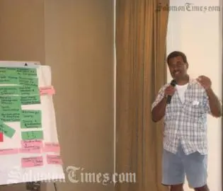 Solomon Islanders from the Government, NGOs and UNDP were also part of the Peace Building workshop.