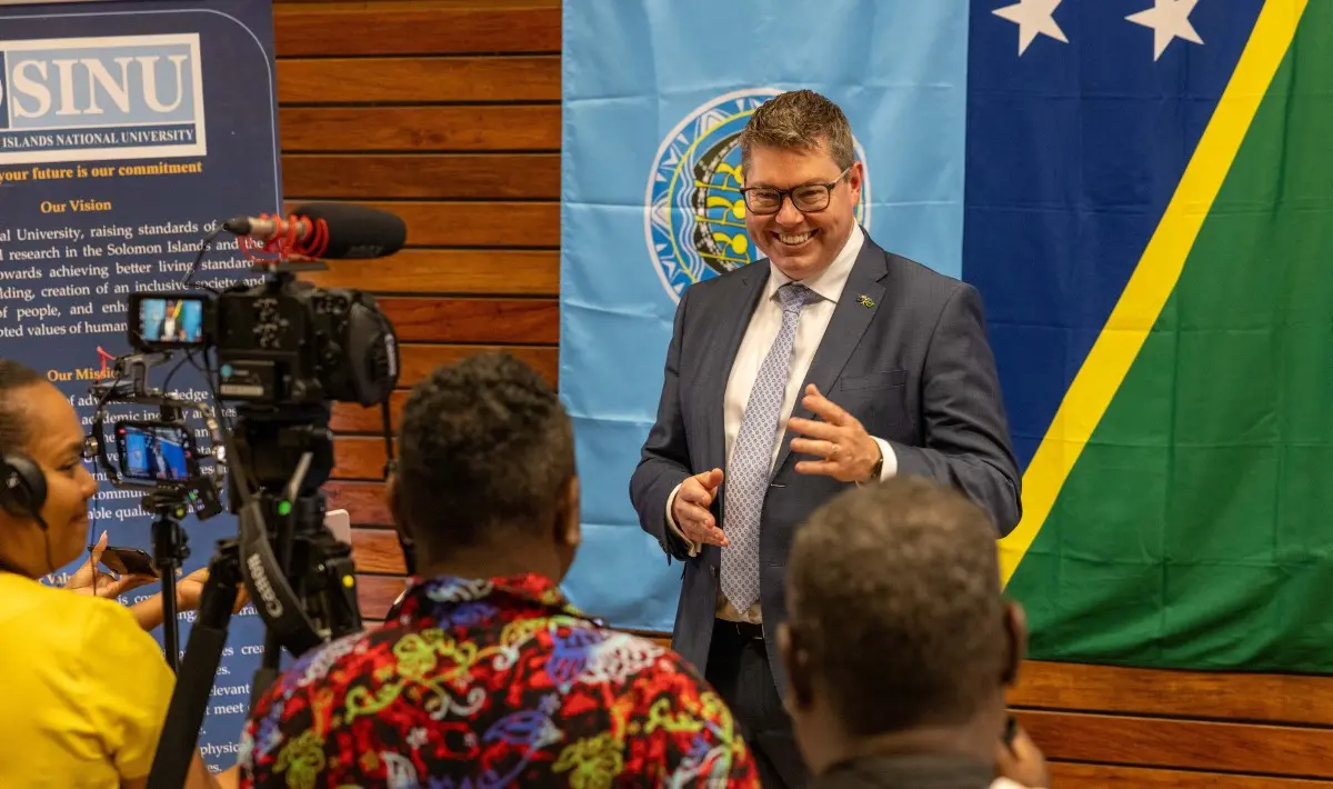 “I look forward to discussing the substantial economic and development partnerships Australia and Solomon Islands share.”
