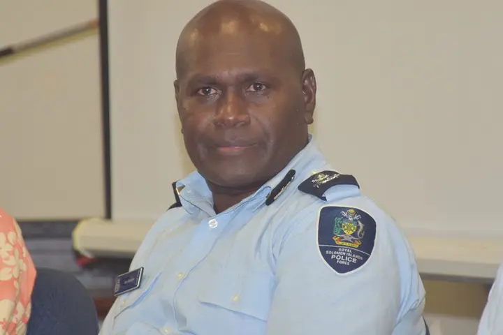 RSIPF Assistant Commissioner Crime (AC) and Intelligence, Ian Vaevaso.