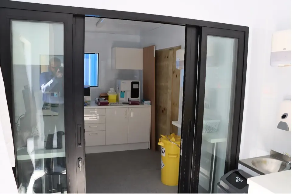 Project “turnkey” comes fully supplied with associated equipment, reagents, furniture, and fittings, including: a new GeneXpert machine for COVID-19 testing; Haematology; a biochemistry analyser; autoclave machines; microscopes: centrifuges; an incubator; and blood bank freezers.