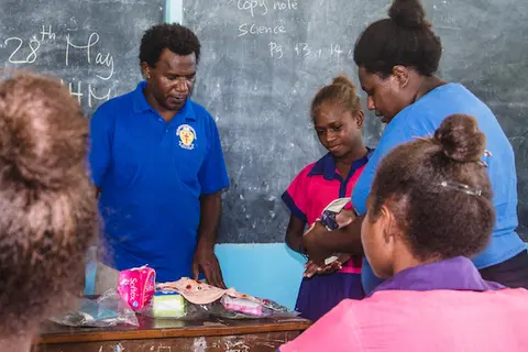 “I also want my school to become a role model for other schools in how we support our girls and MHM”, Mr. Matia said.
