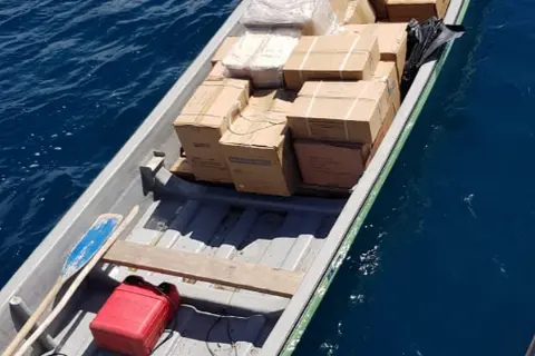 The much needed medical supplies offloaded from Patrol Boat will be distributed throughout the Province.
