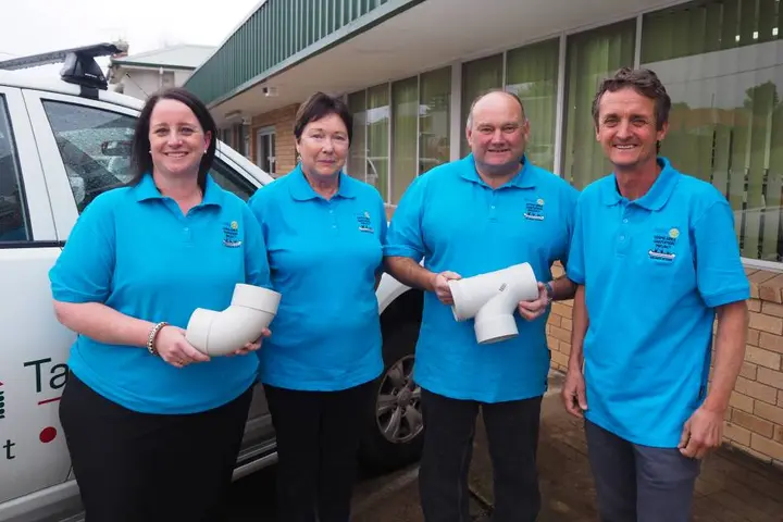 ASSISTING ABROAD: Rotary Club of Bathurst members Susannah Folley, Beryl Dyck, Phil Hampton and Rob Barlow.