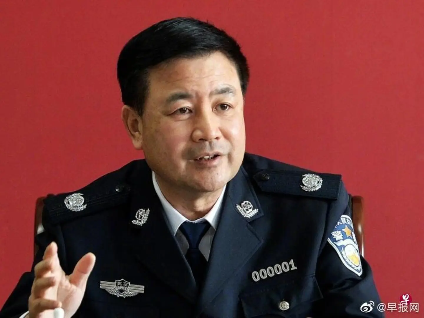Chinese State Councilor and Minister of Public Security Wang Xiaohong.