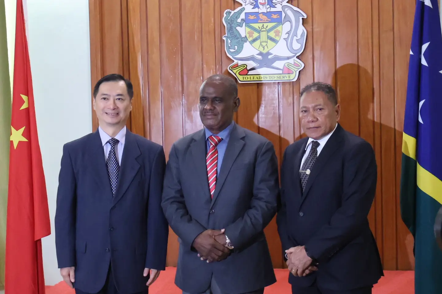 The signing ceremony between the Solomon Islands Minister of Foreign Affairs and External Trade, Hon. Peter Shanel Agovaka, and PRC Ambassador, His Excellency Cai Weiming marks another milestone in strengthening diplomatic relations between the two countries.