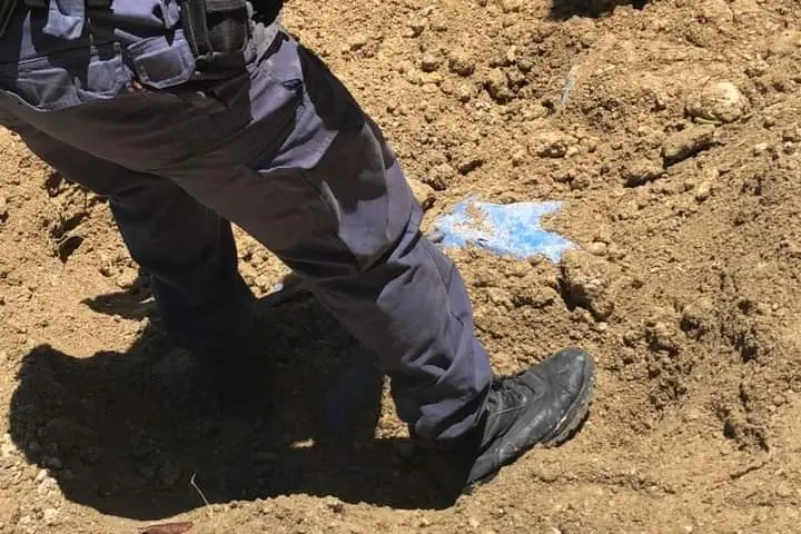 Commissioner Mangau said police received information from the community that two alleged suspects had buried a large number of stolen property around their residence.