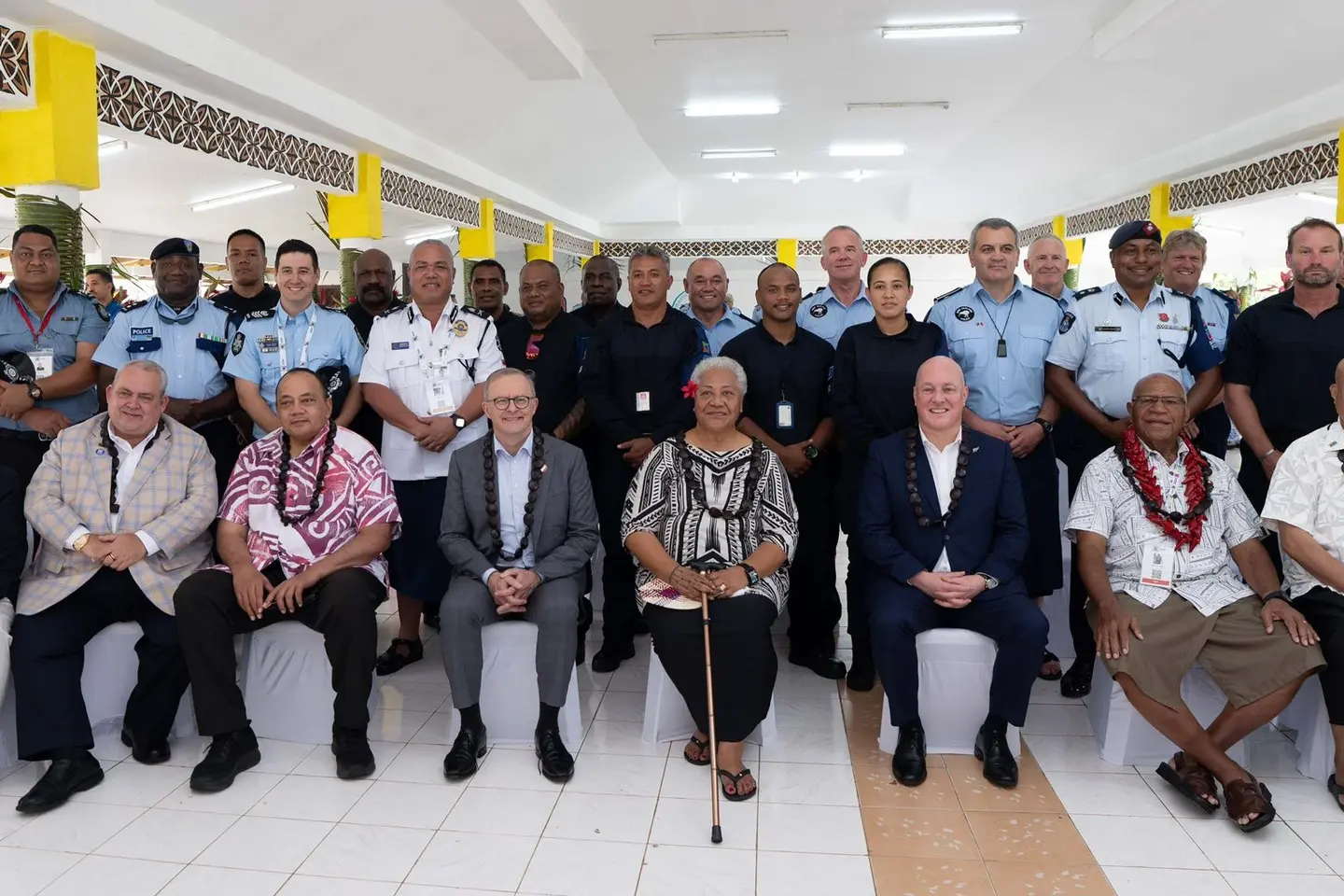 More than 40 police officers from 11 Pacific countries are part of the deployment, providing security support for Samoa’s hosting of the Commonwealth Heads of Government Meeting, including officers of the Royal Solomon Islands Police Force (RSIPF).