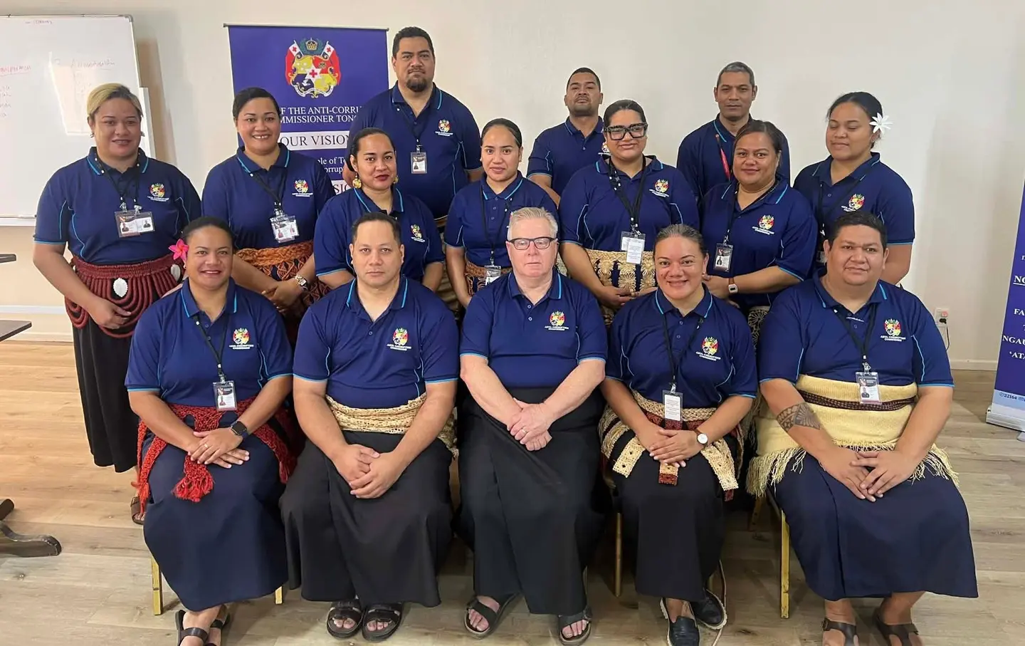 The staff of the Anti-Corruption Commissioner of Tonga, June 2026
