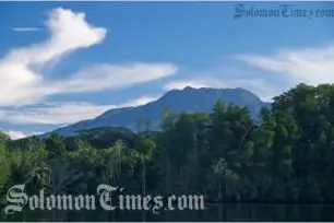 Kolombangara Island, where 20 thousand hectares have been dedicated for conservation.