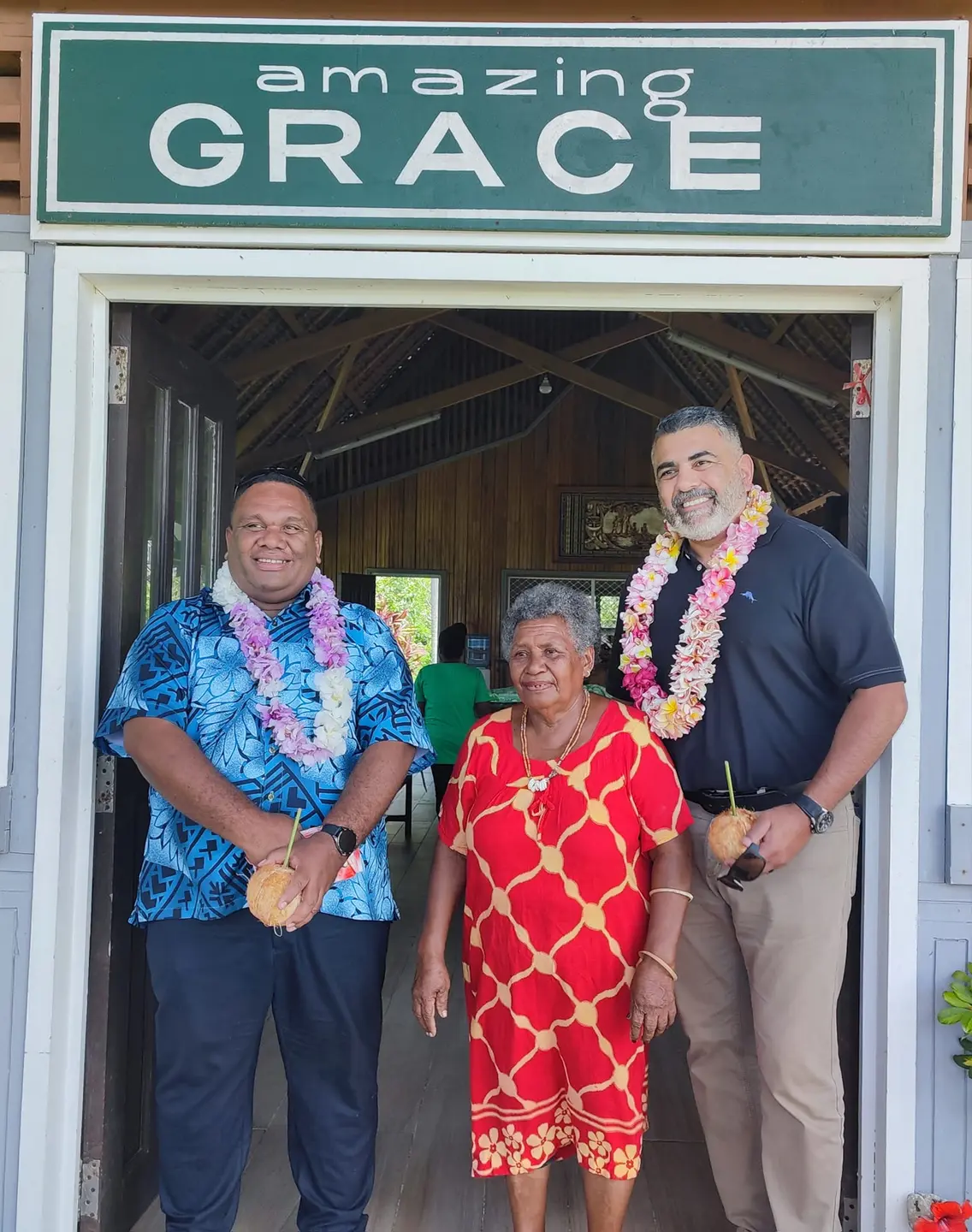 Ambassador Mohamed visited the Amazing Grace Boutique Cocoa Farm in East Honiara together with the Minister for Agriculture.