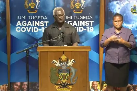 The Prime Minister says he is greatly saddened by this action which demonstrates a total lack of respect. Lockdown in Ontong Java is immediate as of today. Type of variant is still not identified.