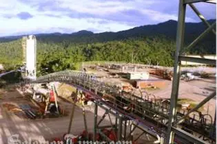 Gold Ridge Mine processing plant, located around 20 kilometres east of Honiara.