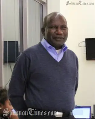The Solomon Islands High Commissioner to Australia, Mr Beraki Jino.