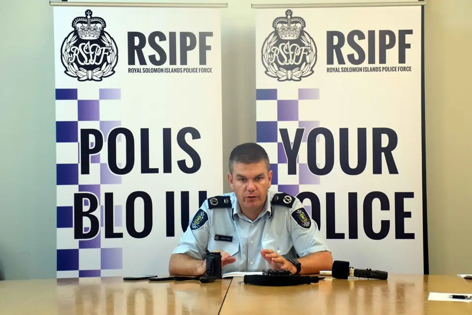 Police Commissioner, Matthew Varley.