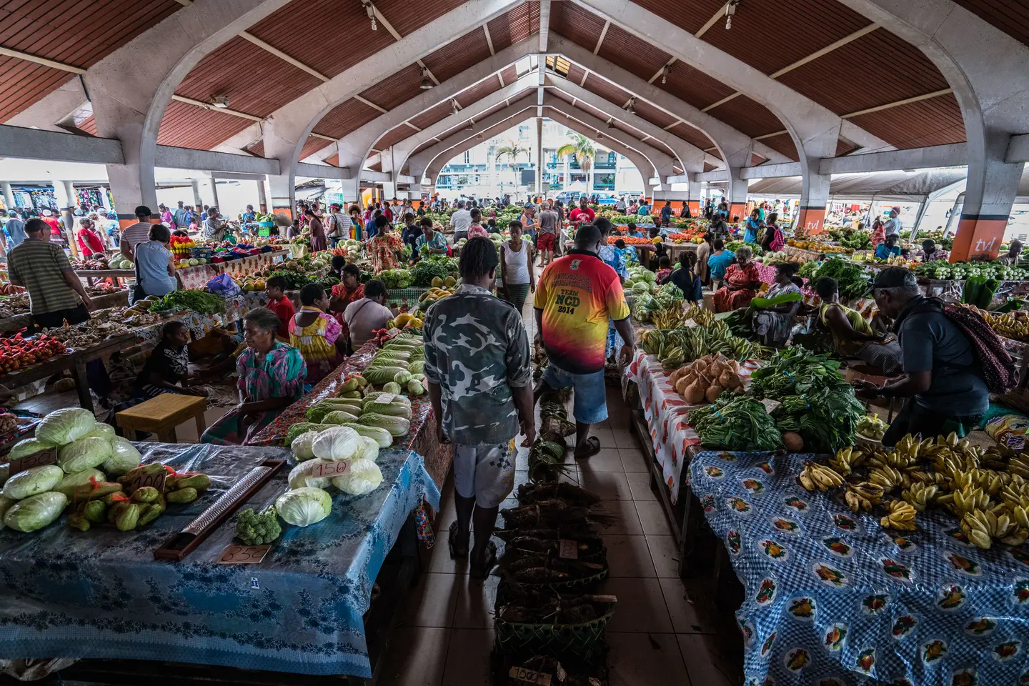 A market scene supplied by the Asian Development Bank with its announcement of Phase V of the Pacific Private Sector Development Initiative.