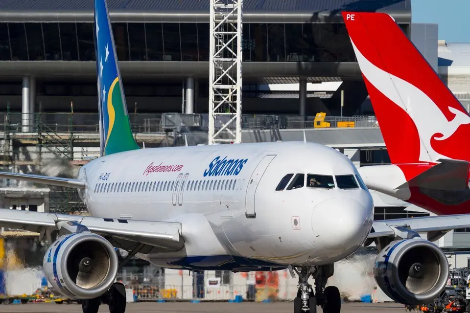 The flight departed from Brisbane 1pm today and is expected to arrive in Honiara just after 3pm today local time.