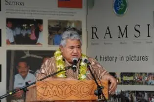 The exhibition was officially opened by Samoan Prime Minister, Tuilaepa Lupesoliai Sailele Malielegaoi, who said RAMSI was one of the Pacific region's biggest achievements, and one that he was proud S