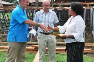 Australian High Commissioner Matt Anderson and New Zealand High Commissioner Mark Ramsden made the announcement today at the Festival Village.