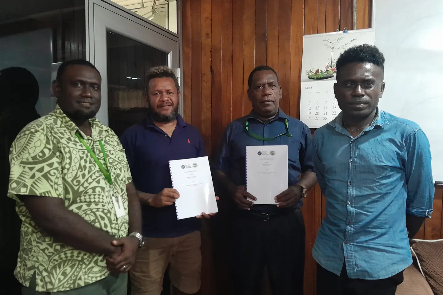 The MOA was signed at the HCC Office between the HCC City Clerk Mr Justus Denni and the Vice President of SIBF Mr Douglas Marau.