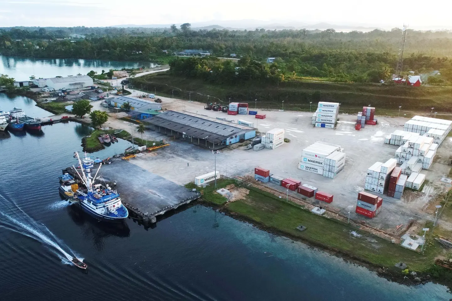 As a key hub for maritime trade and fisheries, the modernization of Noro Port is expected to enhance logistics efficiency, accommodate larger vessels, and expand the port's capacity to support Solomon Islands' growing role in regional trade networks.